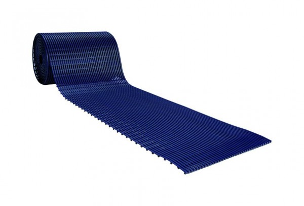 miltex Arbeitsplatzmatte, Heronrib 2000, 50 cm x max. 10m, blau, 15453