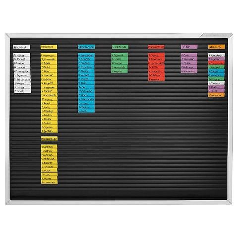 Magnetoplan Steckplaner, Größe: 61 Bahnen, 800 x 774 mm, 1245002