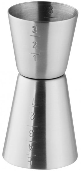 FM Professional Cocktailmaß 30/50 ml 9 cm Edelstahl, VE: 5 Stück, 21423