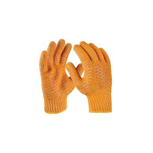 PRO FIT Criss-Cross Grobstrickhandschuh, orange, beidseitige Waffelmusterbeschichtung, Größe: 11, VE: 12 Paar, 603777-11