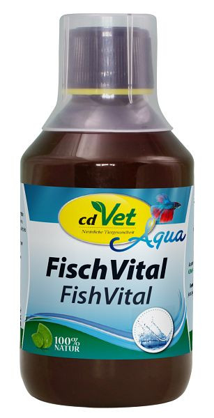 cdVet FischVital 250ml, Länge: 6,2 cm, Breite: 6,2 cm, Höhe: 13,7 cm, 441