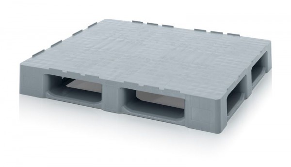 Auer Reinraumpaletten mit Sicherungsrand, LxB: 120 x 100 cm, mit 2 Quer- und 3 Längskufen, H 12105