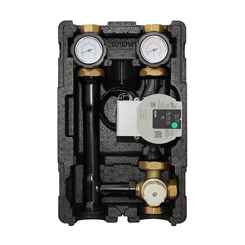 Environ ProfiMix Heizkreispumpengruppe mit Drei-Wege-Mischer, Festwertthermostat 25-55°C und Wilo Para 25/6 Hocheffizienzpumpe, EN004PARA