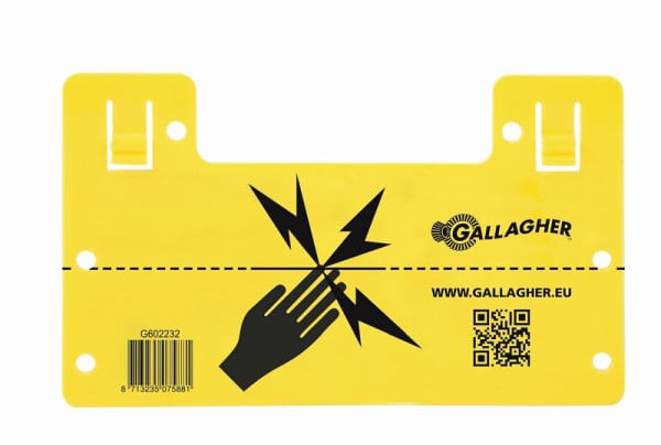 Gallagher EU Warnschild (universal), 075881