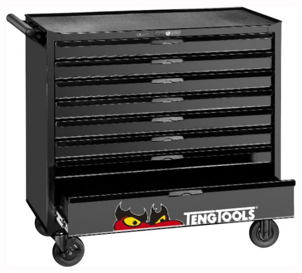 Teng Tools 37"-PRO-Schrank, 8 Schubladen, schwarz, TCW208NBK1