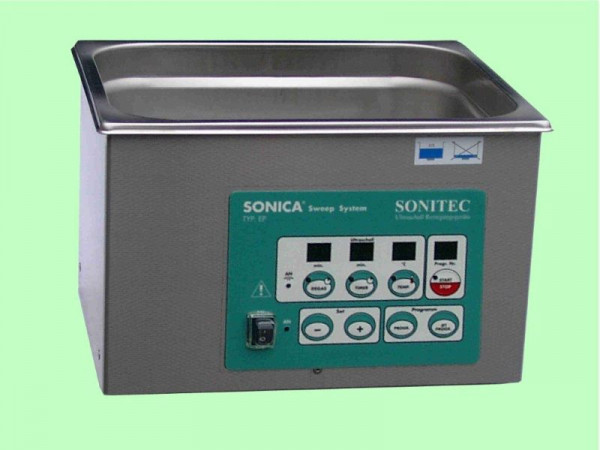 SONITEC Ultraschall Kompaktwanne 6,0 Liter, Regeltemperatur: Bis 70°C, 3200EP