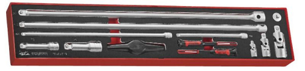 Teng Tools Verlängerungsstangen-Set, FOAMX4, 13 Teile, TEXEXT13