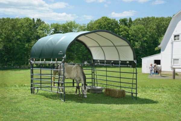 ShelterLogic vielfältiges Weidezelt Überdachung 13,7m², SL51523