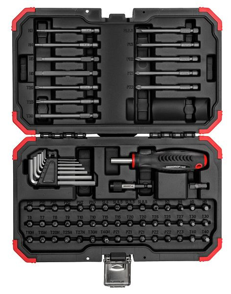 GEDORE red Bit-Satz 1/4 67-teilig BMC, 3301352