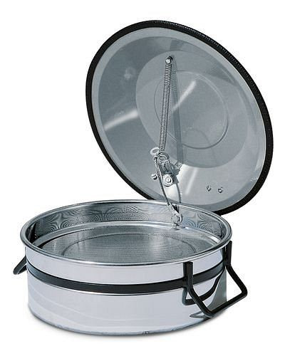 DENIOS Edelstahl-Tränkbehälter, 2,5 Liter Volumen, 117256