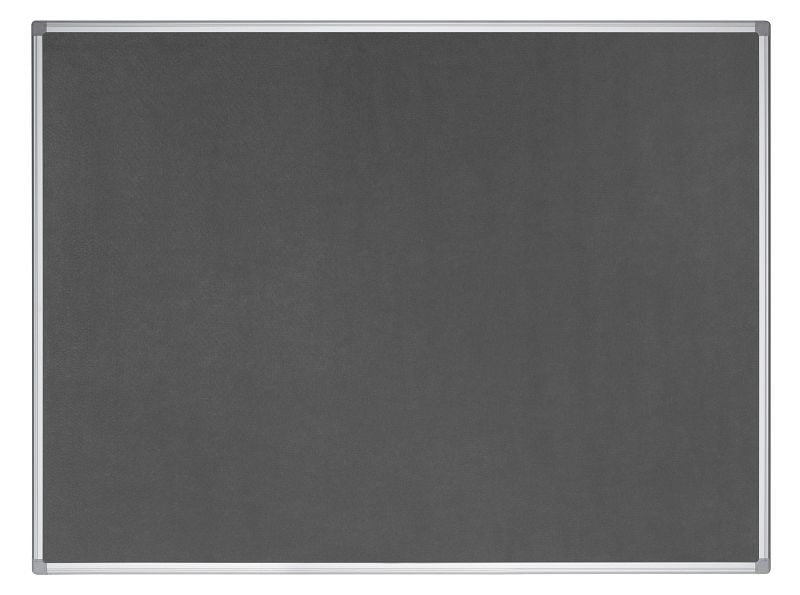 Bi-Office Earth Filztafel Grau mit Aluminiumrahmen 120x90cm, FA0542790