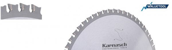 Karnasch Hartmetall-bestücktes Kreissägeblatt, Dry-Cutter Baustähle 305x2,2/1,8x25,4mm 80 TFPS, 107130305020