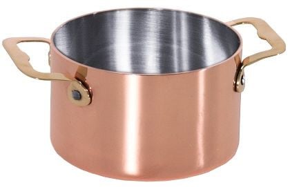 Contacto Cocotte 12 cm aus Kupfer/Edelstahl, 8768/120