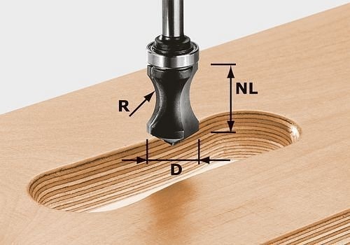 Festool Griffleistenfräser HW S8 R16/NL32, 491033
