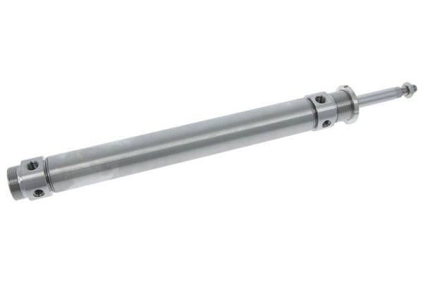 timmer ZCY-RVA6032/320-VA, Rundzylinder Standard Edelstahlausführung, Kolben-Ø: 32 mm, Hub: 320 mm Arbeitsdruck: 1 bis 10 bar, DIN ISO 6432, 30580069