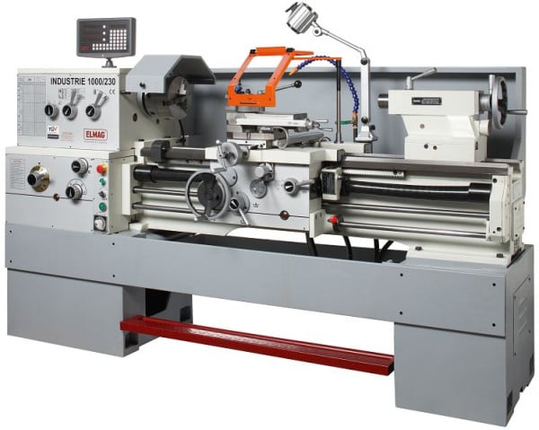 ELMAG Universal-Drehmaschine, Industrie 1000/230 K, inklusive 3-Achs-Positionsanzeige 'SINO', 88165