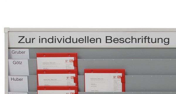 Eichner Indexstreifen für Planungstafel, Bedruckung: individuell, 9035-00195