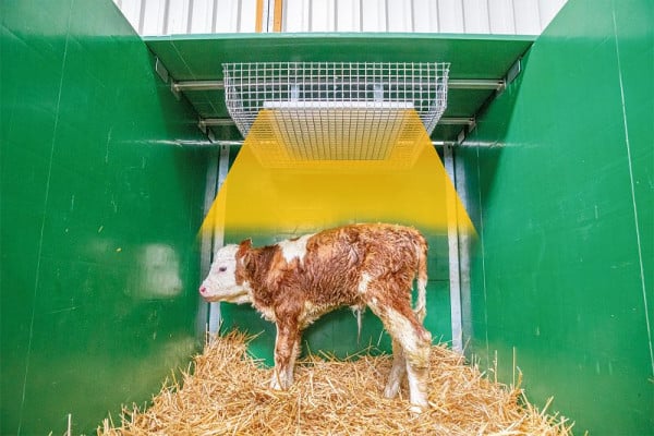 Patura Pfostenhalter, zweiseitig Futtertischabtrennung Bullen höhenverstellbar, 341106