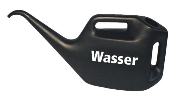 Busching Kühlwasserkanne, tiefschwarz RAL9005, mit Wasser-Logo RAL9001 Motiv-711.370, 100827