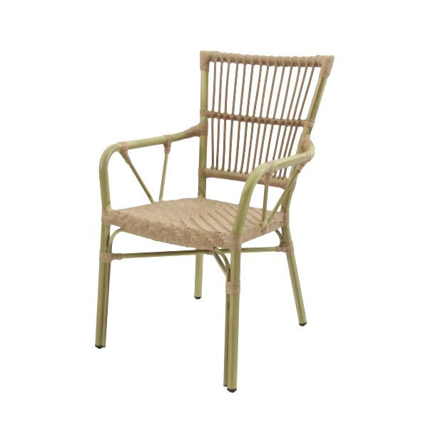 Essentials James Bistrostuhl Rattan, Bambus-Natur, 56382