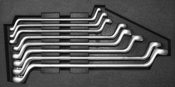 SW-Stahl Werkzeugeinlage, Doppelringschlüssel, 8-teilig, Z2533-2