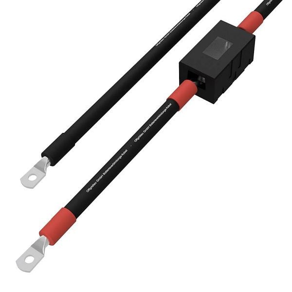 Offgridtec 2,5m 10mm² Batteriekabel mit MIDI-Sicherungshalter Schraubklemmenanschluss auf M8, 8-01-013455-001