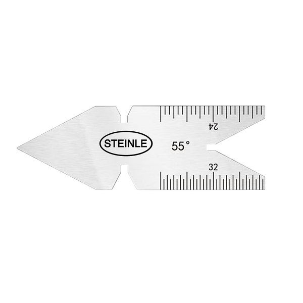 STEINLE Spitz-Gewindestahl-Schleiflehre, für 55° Whitworth Gewinde, 41090060