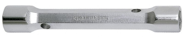 Kraftwerk Gerader Doppelsteckschlüssel, massive Ausführung, CNC-präzisionsgefertigt 6 x 7 mm, 2599-0607