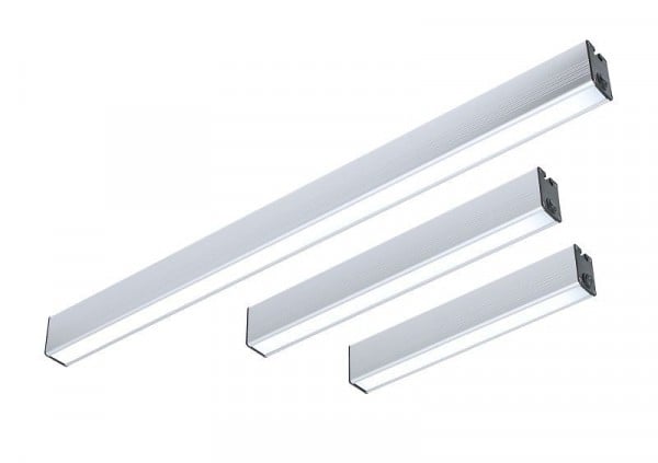 LED2WORK Arbeitsplatzleuchte PROFILED DC 500mm, 5200-5700K, Abdeckung Mikroprismen, 11W, 24V DC, 150314-01