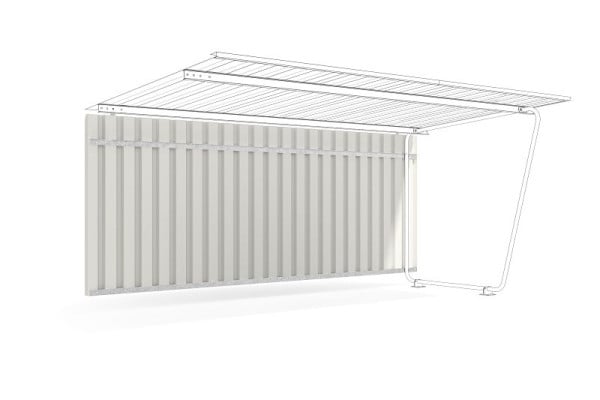 WSM Rückwand für Siegen S19 Trapezblech, 102001546