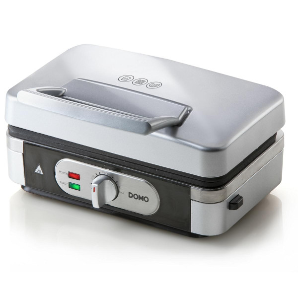 DOMO Sandwichtoaster 3in1, silber, DO9136C