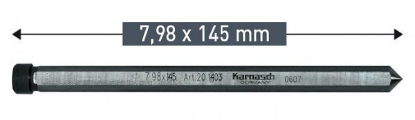 Karnasch Auswerferstift 7,98x145mm, VE: 6 Stück, 201403