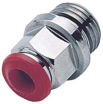 timmer B-GE-4-1/8-MSv, Gerade Einschraubverschraubung - zylindrisch, Schlauch-Ø: 4 mm, Gewinde: 1/8'', VE: 10 Stück, 03017009