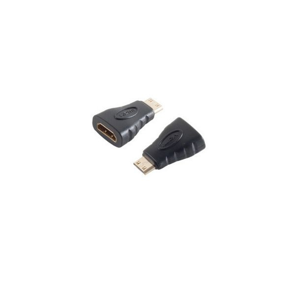 shiverpeaks BASIC-S, Adapter HDMI-A-Kupplung auf HDMI-C-Stecker, vergoldete Kontakte,1080p, BS77411