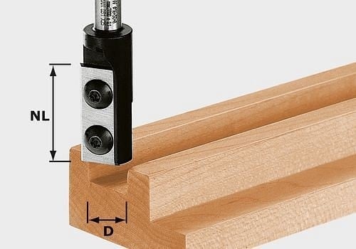 Festool Nutfräser-Wendeplatten HW D18/30 S8, 492717