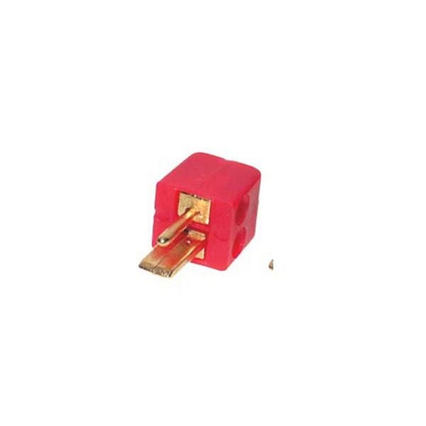 shiverpeaks BASIC-S, Lautsprecher-Winkelstecker mini, schraubbar, vergoldet rot, BS54001-RG