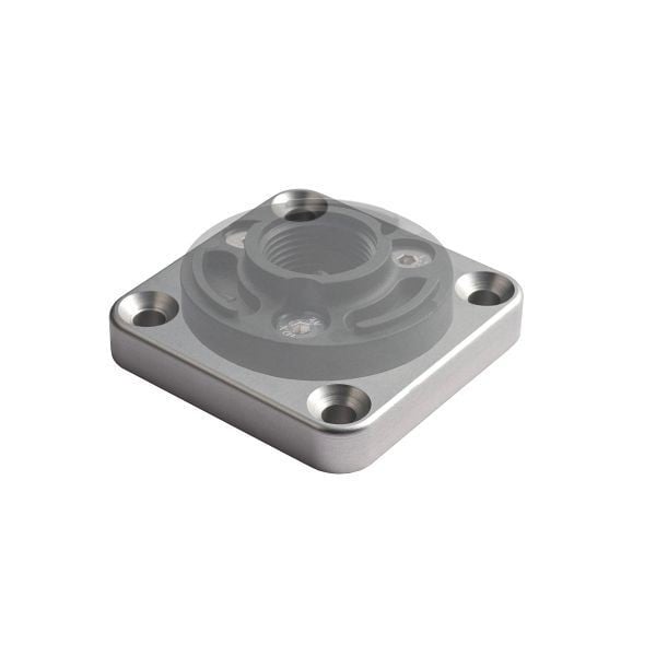 LED2WORK Gelenkarmleuchte Adapter, Aluminium (für Anschraubmaß 60x60mm auf LED2WORK), 215400-02