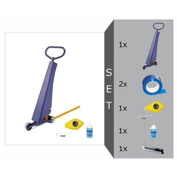 Stein HGS Markier-Set "PROline-tape" blau/Markierbreite: 75mm, 11574