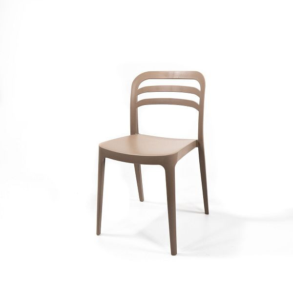 VEBA Wave Chair Sand Beige, Stapelstuhl Kunststoff, 50927