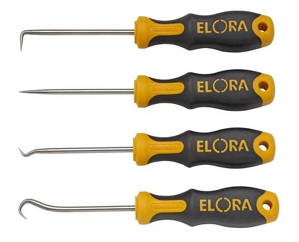 ELORA Mini-Hakensatz, 4-teilig, 590-S, 0590500011000