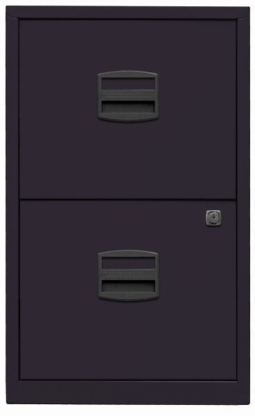 Bisley Hängeregistraturschrank PFA, 2 HR-Schubladen, schwarz, PFA2633