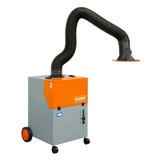 ELMAG Absauganlage, fahrbar, Smart-Master, Absaugarm Ø 150mm/3m in Schlauchausführung, 58601