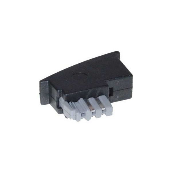 shiverpeaks BASIC-S, TAE N-Stecker auf Western-Kupplung 6/4, Festadaper, schmal, BS71210