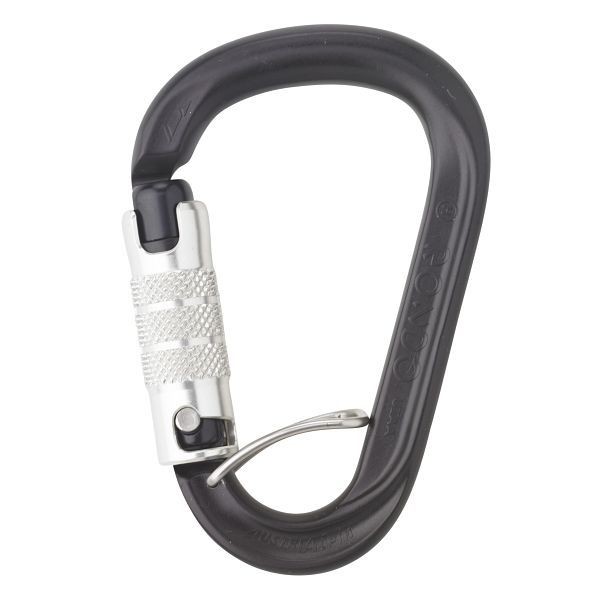 AustriAlpin Karabiner HMS RONDO Hard Coat 3-Wege-Autolock Selfie, hartbeschichtet, VE: 40 Stück, KR35H3S-Z