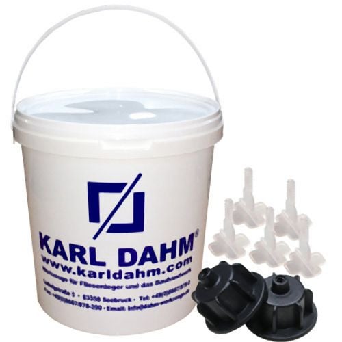 Karl Dahm Nivelliersystem Starterset schwarz, 2 mm, 12504