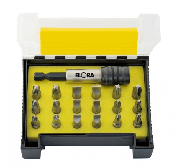 ELORA Bit-Box, 19-teilig, "Rostfrei", 3452 ST, 3452500008000