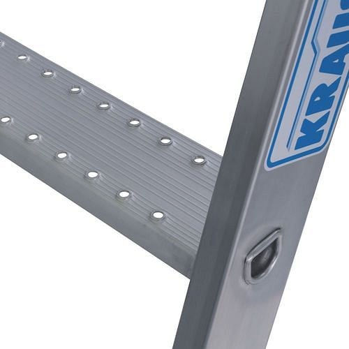 Krause Steckleiter-Unterteil, Aluminium, 2 Stufen, R 13, 307640