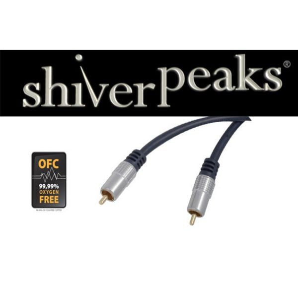 shiverpeaks PROFESSIONAL Cinchstecker und Cinchstecker, verchromte Metallstecker vergoldete Kontakte, 10,0m, 90022-10SPP