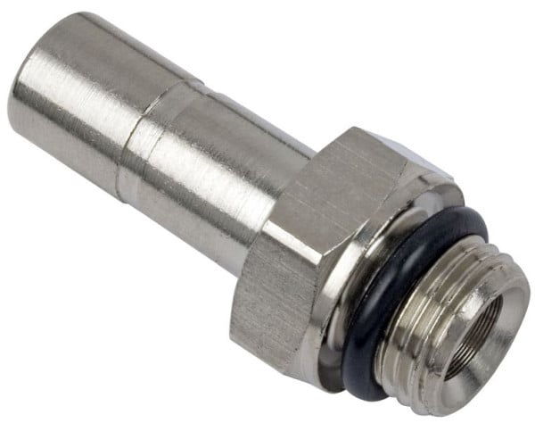 timmer B-GES-5-M5-MSv, Gerader Einschraubstecker mit O-Ring-Abdichtung, Schlauch-Ø: 5 mm, Gewinde: M5, VE: 10 Stück, 03030526