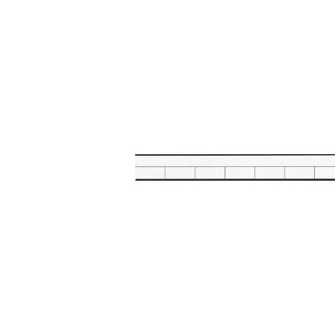 Magnetoplan Kopfleiste mit U-Profil, Inhalt: blanko 25 mm, 1278025